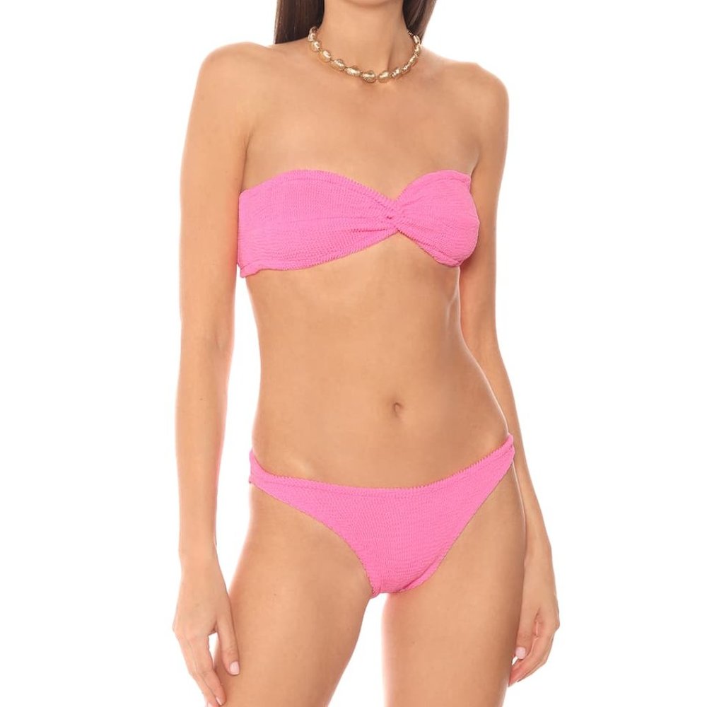 Hunza G Ariel Bikini Set Bubblegum Pink One Size